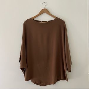 ES Artist Smock in Moss Silk Crepe